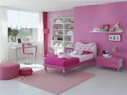 Modern Pink Color Concept Bedroom for Girl