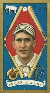 1911 Gold Borders Harry Krause #113 Baseball Card - 36071