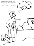 Cain and Abel coloring page