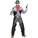 Black Mens Cowboy Costume / Western Costumes