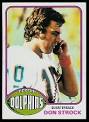Don Strock football card - 1976 Topps #299 - Vintage Football Card ...
