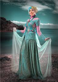 Model Kebaya Muslim Modern Simple dan Modis
