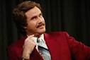 Will Ferrell as 1970s newsman