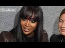 Naomi Campbell Backstage at.