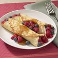 Crepes for breakfast? Out with the bread; in with the crepes ...