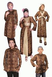 Contoh Model Baju Batik Muslim Anak Terbaru