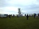 J5150 : Erection of Strangford Stone. 3 km from Crossgar, Ireland - via Daymix