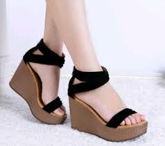 Jual Sepatu / Sandal Wedges High Heels / Hak Tinggi Wanita / Cewek ...