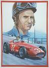 Juan Manuel Fangio and tha 250F by Giovanni Cremonini - fangio-2006-01a
