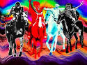 Spacescapes Art Boxes, digital prints, paintings