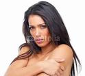Closeup of a sexy nude girl