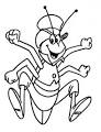 Grasshopper coloring page