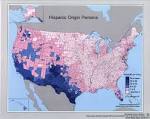 Race and Hispanic Origin Population Density of the United States: 1990