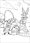 Bunny coloring page