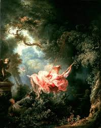 Pintura-El gronxador de Jean-Honoré Fragonard