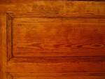 Red wooden furniture interior - via Daymix