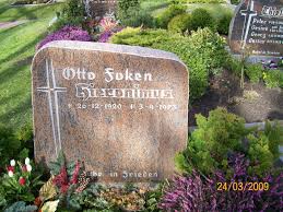 Grabstein von Otto Foken Hieronimus (26.12.1920-03.09.1973), Friedhof. Häufige Nachnamen auf diesem Friedhof: