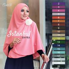 Istanbul Khimar by sayra - toko jilbab online branded, jual apple ...