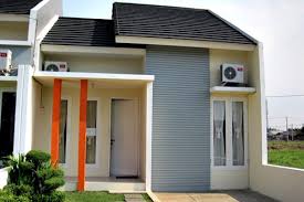 Pilihan Warna Cat Rumah Minimalis Tampak Depan