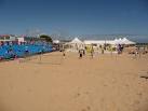 A beach volleyball event is taking place here on Sandbanks beach, - via Daymix