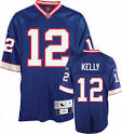 Jim Kelly Blue Reebok NFL Premier 1990 Throwback Buffalo Bills Jersey