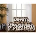 Pointehaven Printed Flannel Twin XL-Size Sheet Set - Cheetah ...