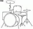 Percussion coloring page