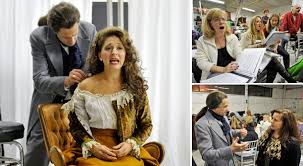 MANY FACES David Yudell and Emily Nadler, left, rehearse for a new production of “Jekyll and Hyde.” Mr. Yudell confers with the show\u0026#39;s executive producer, ... - ARTS-1-SLI-articleLarge