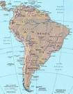 Map of South America, South American Countries, Landforms, Rivers ...