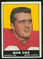 Bob Dee football card - 1961 Topps #181 - Vintage Football Card ...