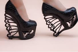 Abnormal Heels shoes woman red black white platform shallow mouth ...