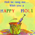 holi ke rang me ecards, Holi Greetings greeting cards, postcards ...