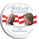 The John McCain for President, Hillary Clinton for Vice President ...
