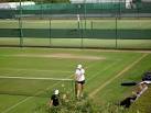 TQ2472 : Martina Navratilova on practice courts, Wimbledon - via Daymix