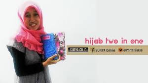 Mahasiswi Unisma Buat Jilbab 'Two In One', Bentuknya Seperti Ini ...