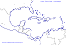 Central America coloring page