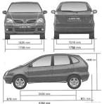 The-Blueprints.com - Blueprints > Cars > Nissan > Nissan Almera Tino