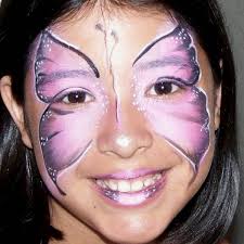 Butterfly Face Painting Designs