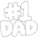 Fathers Day coloring page