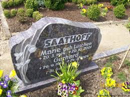 Grab von Marie Saathoff (geb. Lüschen) (20.03.1914-20.10.2001 ...