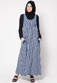 Model Baju Gamis 2016 dengan Desain Casual untuk Remaja