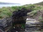 Until recently the powder house had a corbelled slate roof which, - via Daymix