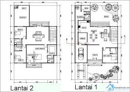 Desain Rumah Minimalis 2 Lantai Type 60