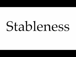 Image result for stableness