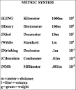 Math Dictionary: Metric System