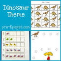 Dinosaur Theme Activities in Preschool Pre K Pages