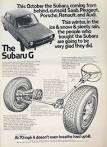 Subaru G - Vintage Car Ads