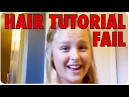 Girl BURNS Hair with Curling Iron | Webcam Hair Tutorial Fail