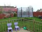 SC2870 : The trampoline in the garden. near to Ballasalla, Isle of Man, - via Daymix