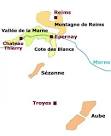 Champagne Map Wine Region